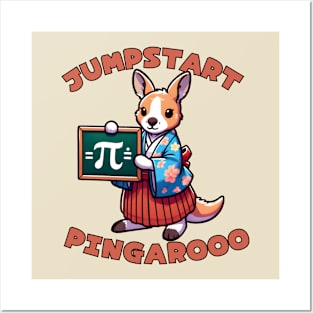 Pi day kangaroo Posters and Art